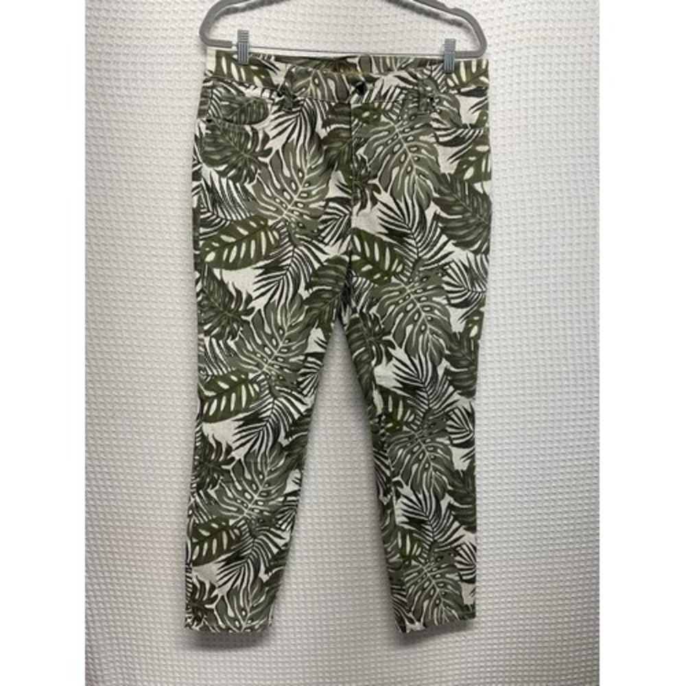 Tommy Bahama Tea Leaf Ella Twill High Rise Ankle Jeans Women 36x28 China